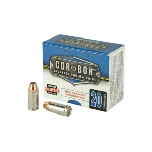 Cor‑Bon Self‑Defense 9mm +P 125gr JHP 20‑round box