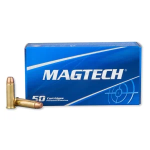 Magtech .38 Special 158gr FMJ ammo with brass cases for revolvers and range use