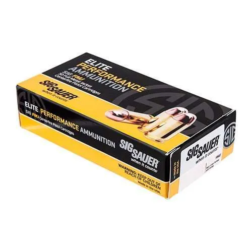 SIG Sauer Elite Performance .357 SIG 125gr FMJ 50‑round box