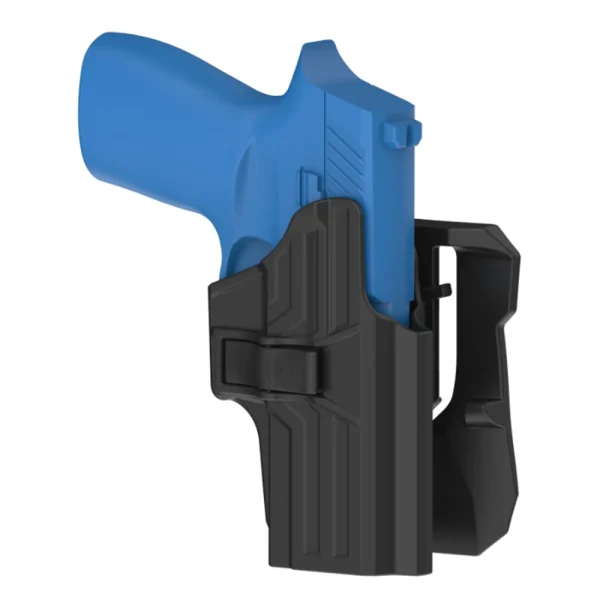 TEGE P320 OWB Level II retention holster for SIG Sauer P320 with index-finger release